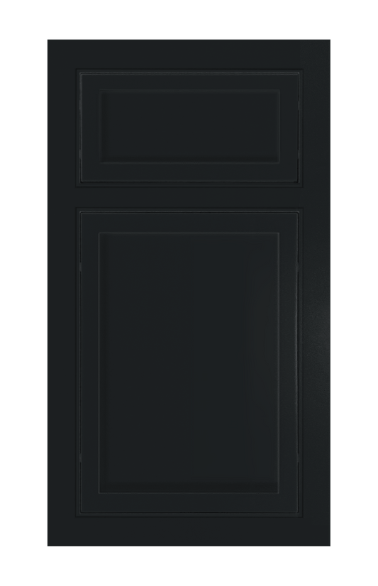 Beaded Frame Slim Shaker door sample in Carbon Black by Europly