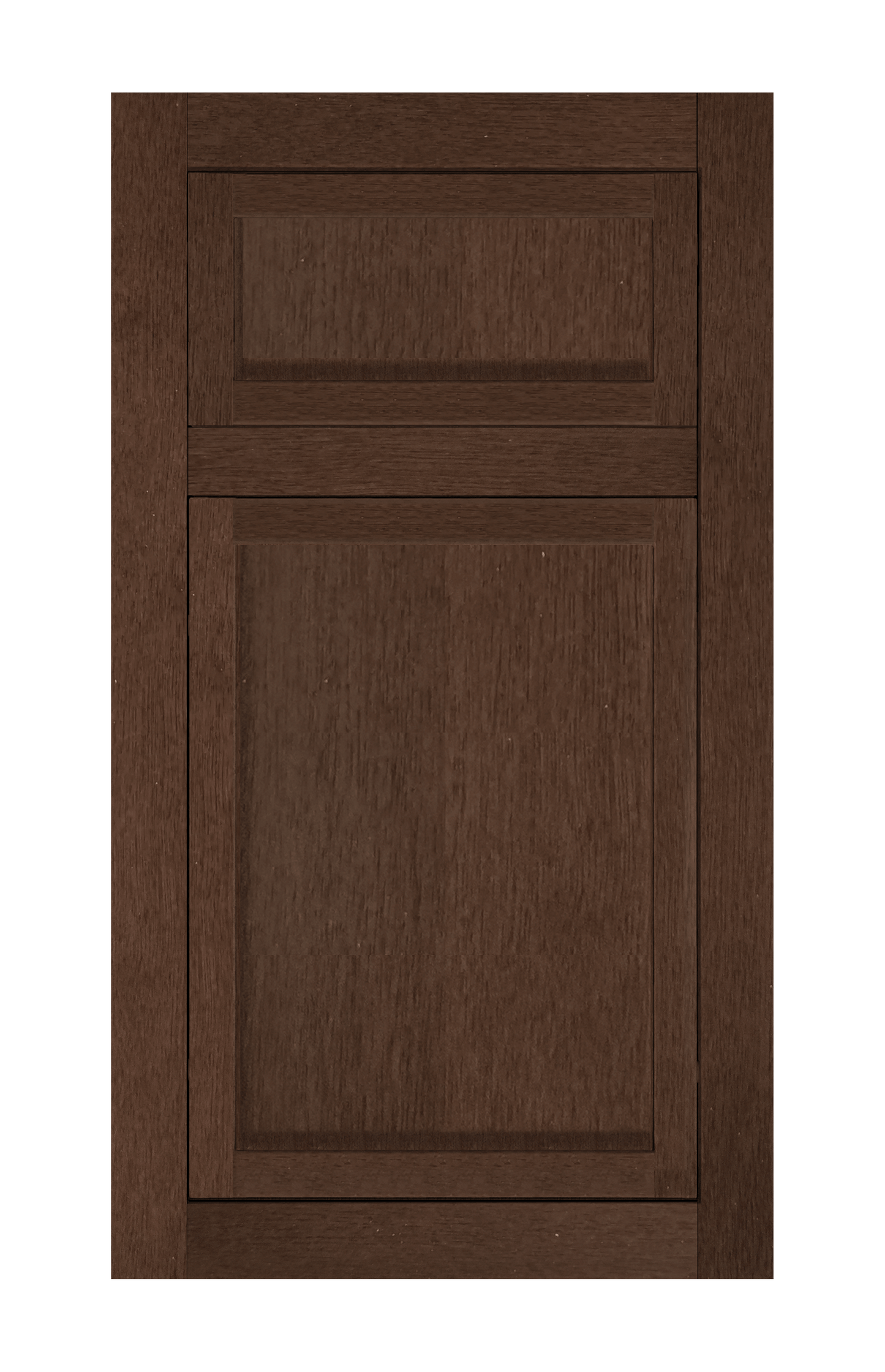 Traditional Frame Slim Shaker door sample in Ginger Birch by Europly