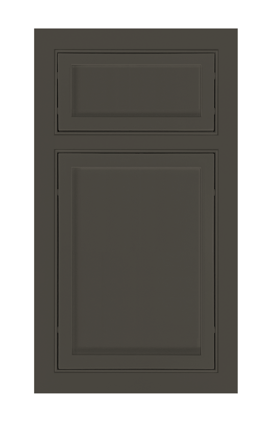 Beaded Frame Slim Shaker door sample in Lava Ash by Europly