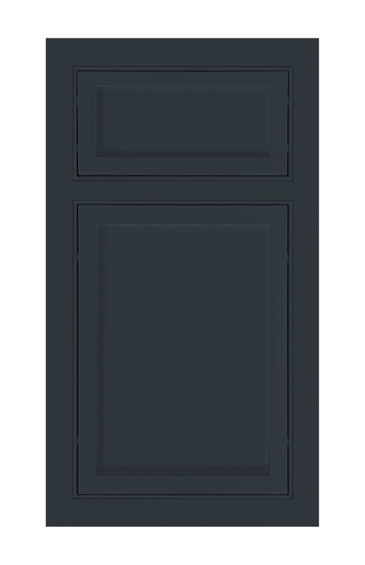Beaded Frame Slim Shaker door sample in Space Grey by Europly