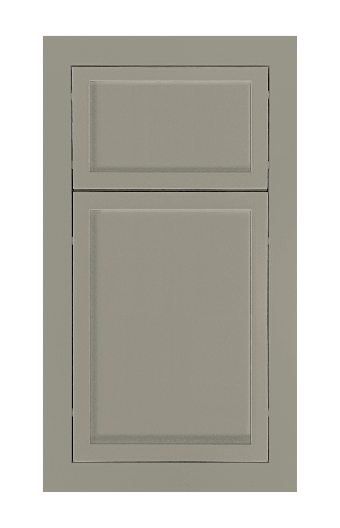 Modern Frame Slim Shaker door sample in Vanilla by Europly