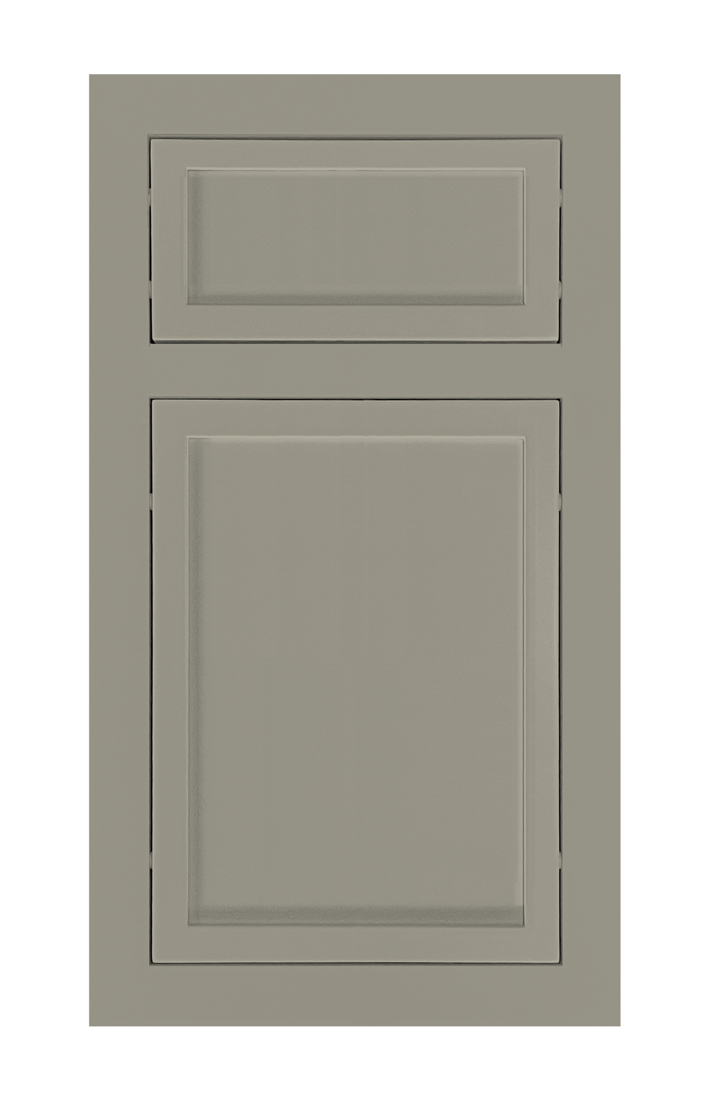 Traditional Frame Slim Shaker door sample in Vanilla by Europly
