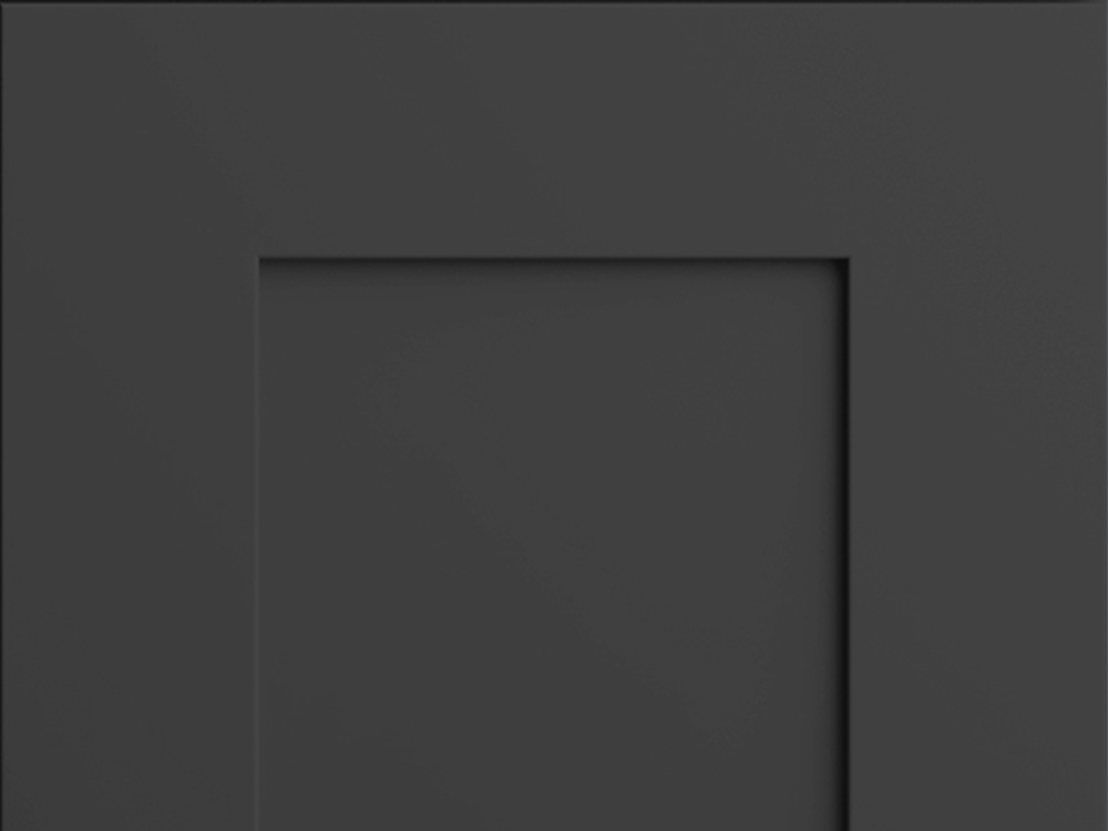 Elegant + door sample in Cracked Pepper by CNC Cabinetry