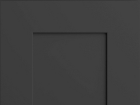 Elegant + door sample in Cracked Pepper by CNC Cabinetry