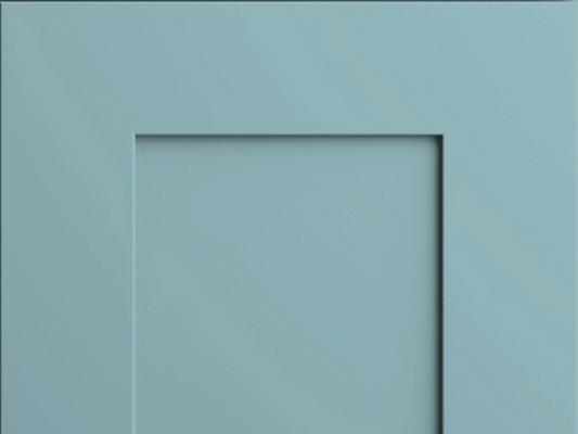 Elegant + door sample in Mountain Stream by CNC Cabinetry