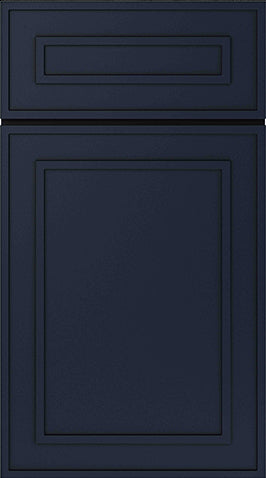 Elegant door sample in Navy by Parriot Wood