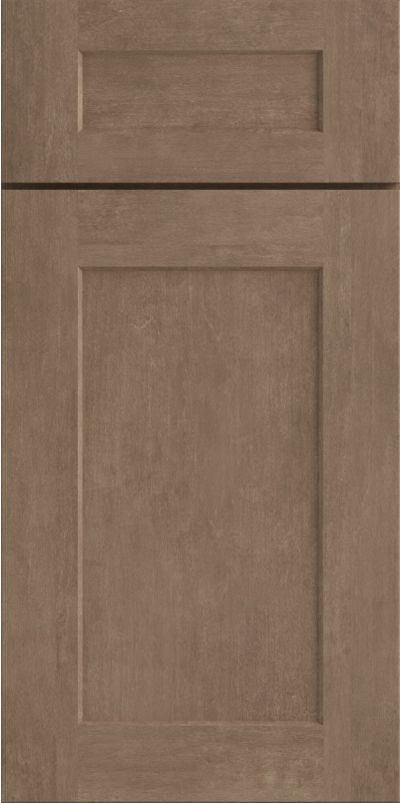 Essex door sample in Truffle by JSI Cabinetry