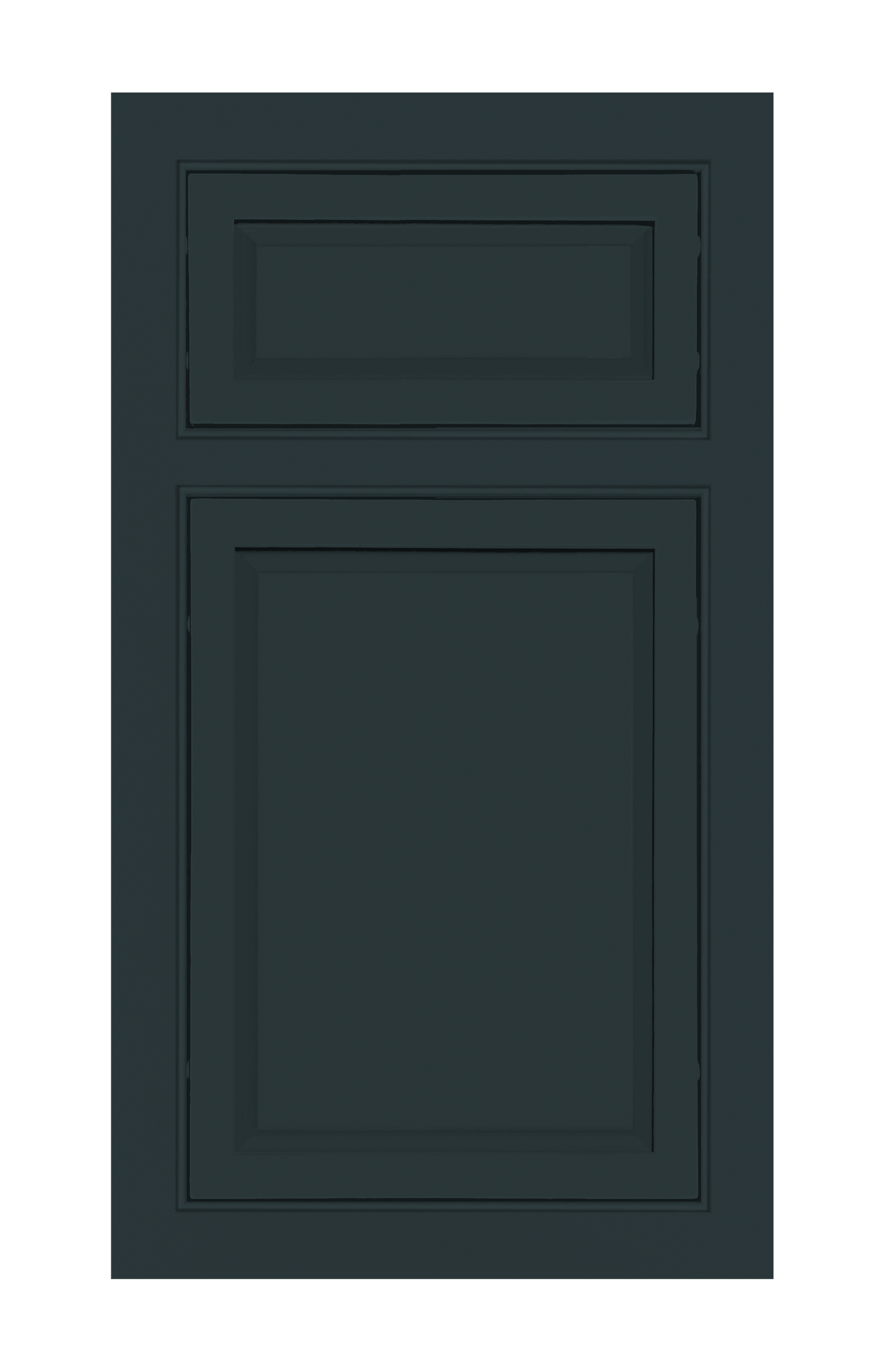 Beaded Frame Slim Raised door sample in Dark Night by Europly