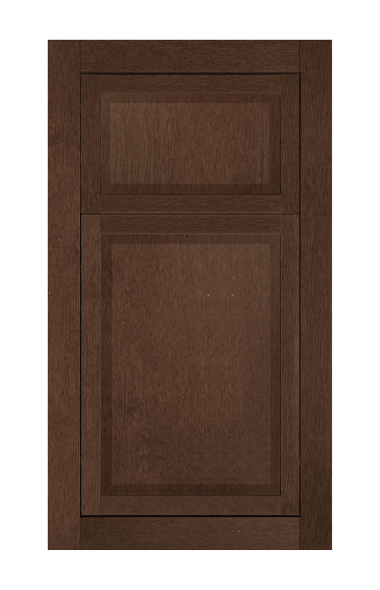 Modern Frame Slim Raised door sample in Ginger Birch by Europly