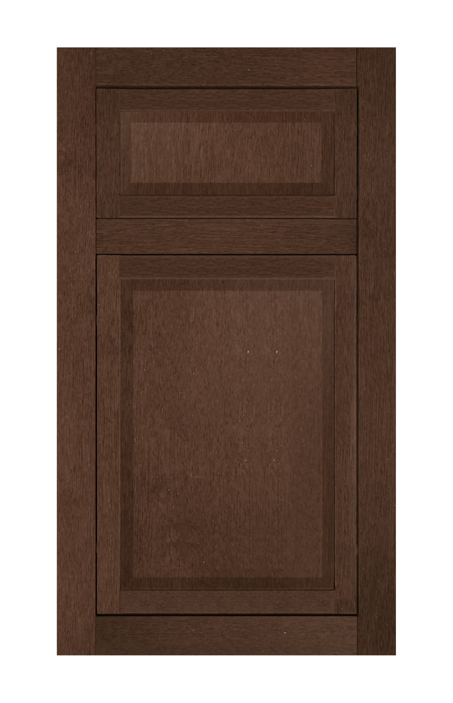 Traditional Frame Slim Raised door sample in Ginger Birch by Europly
