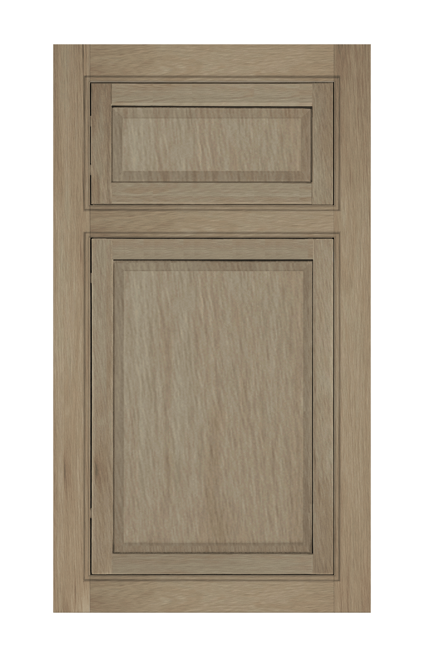 Beaded Frame Slim Raised door sample in Honey Birch by Europly