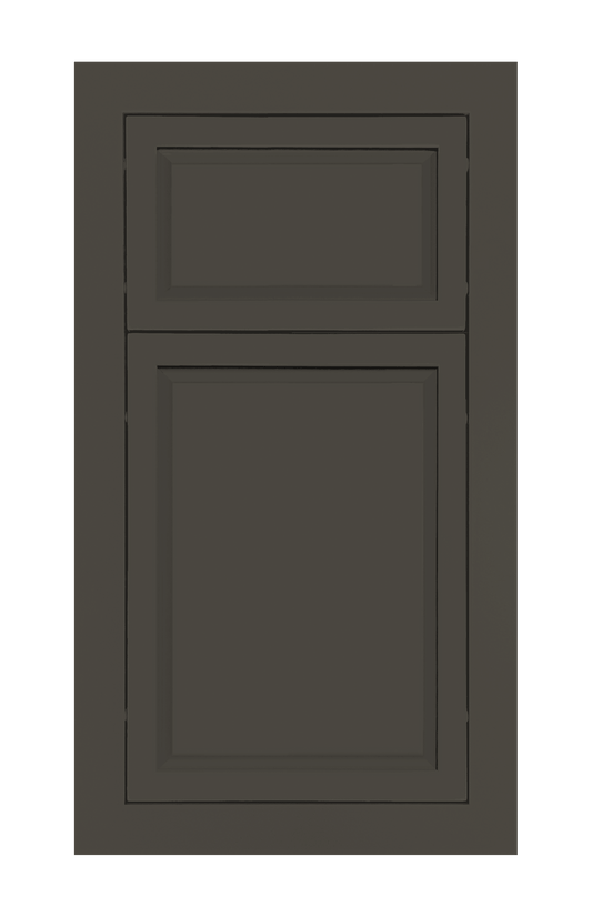 Modern Frame Slim Raised door sample in Lava Ash by Europly