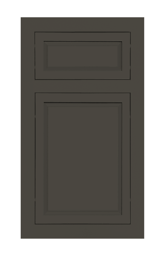 Traditional Frame Slim Raised door sample in Lava Ash by Europly