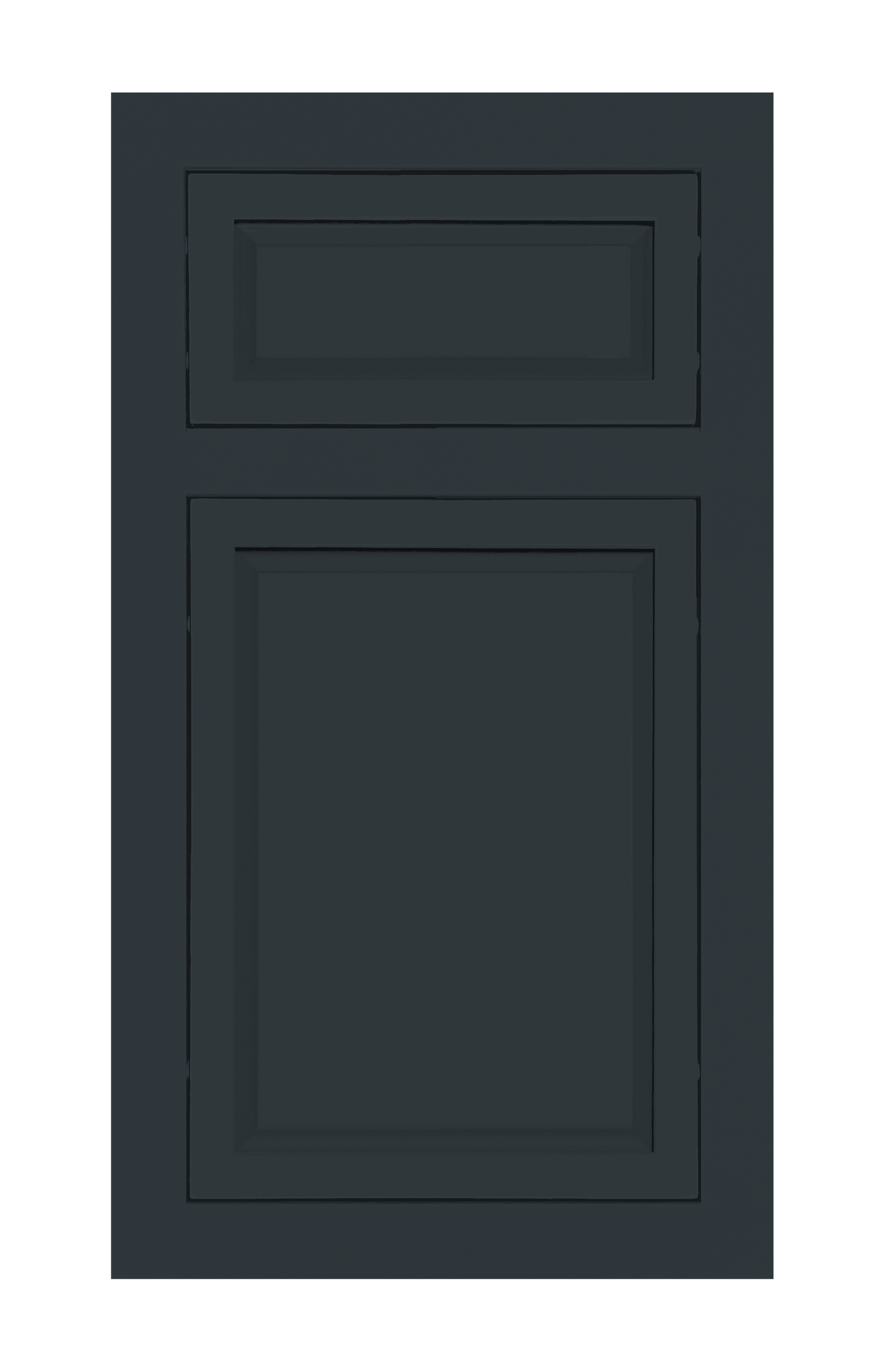 Traditional Frame Slim Raised door sample in Space Grey by Europly