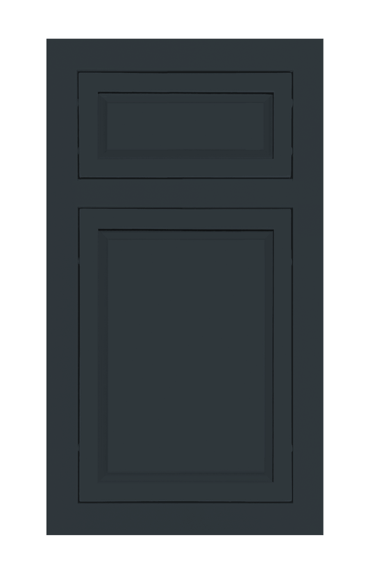 Traditional Frame Slim Raised door sample in Space Grey by Europly