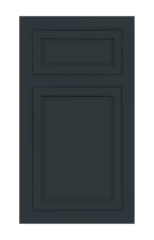 Beaded Frame Slim Raised door sample in Space Grey by Europly