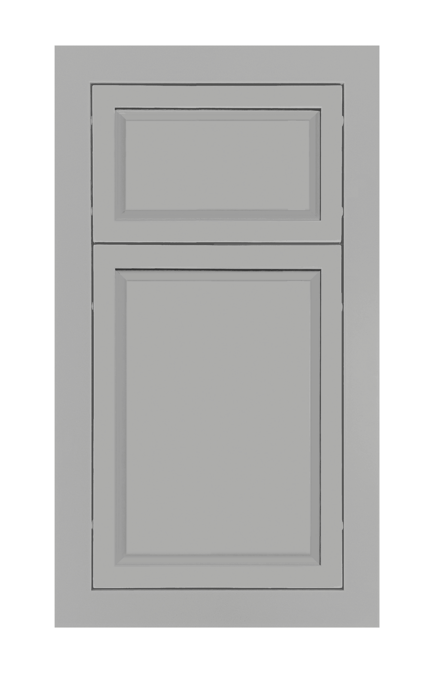 Modern Frame Slim Raised door sample in Star Silver by Europly