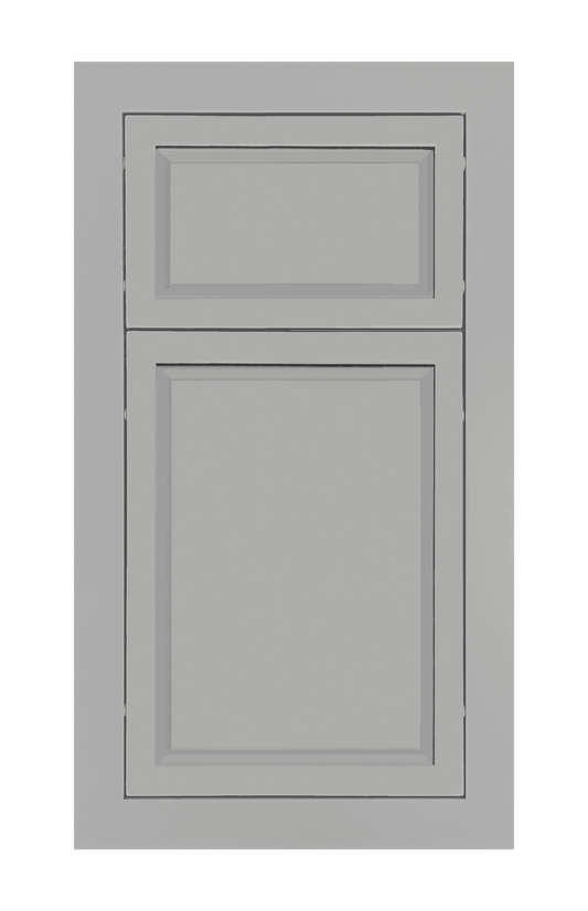 Modern Frame Slim Raised door sample in Star Silver by Europly