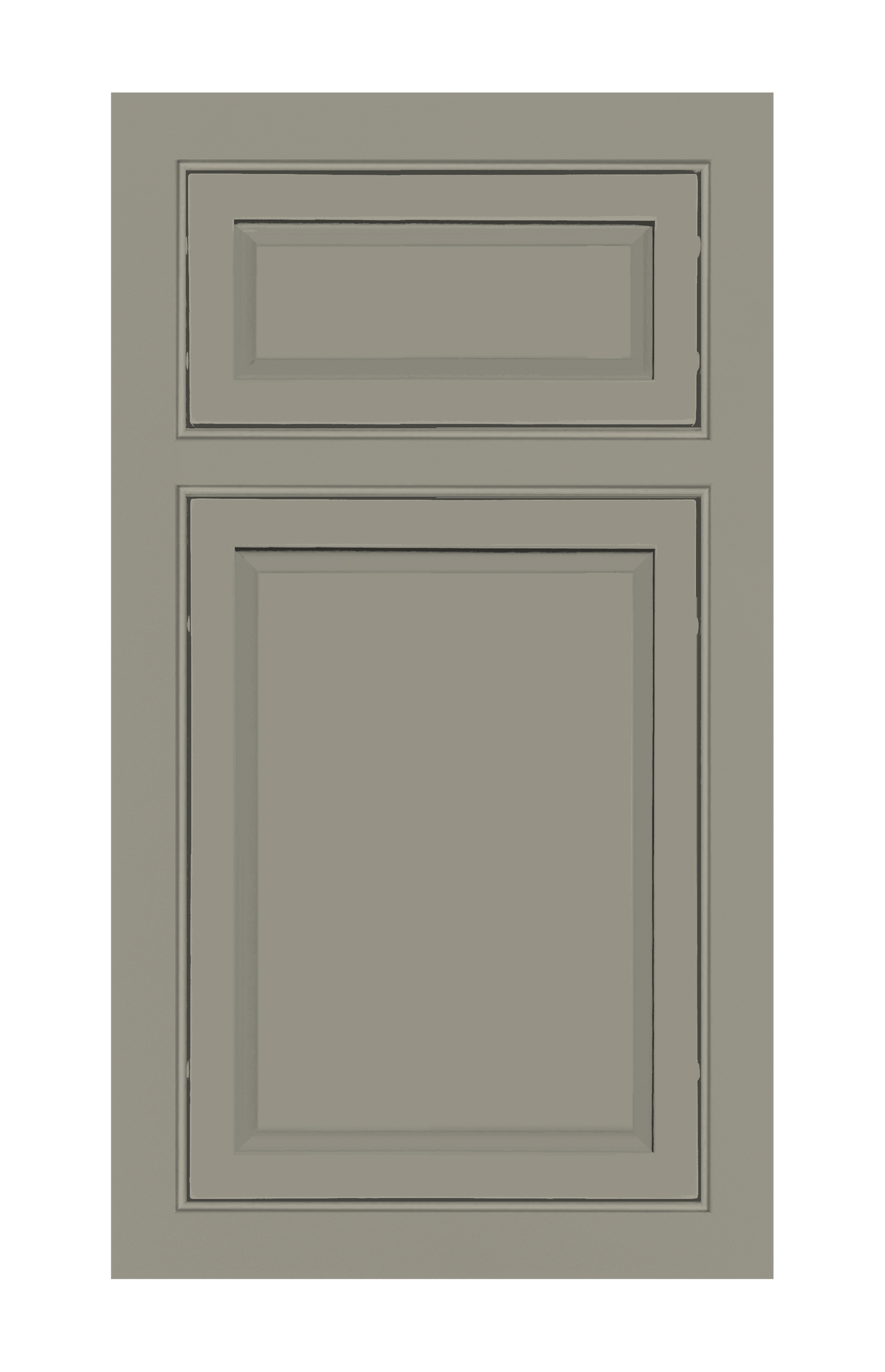 Beaded Frame Slim Raised door sample in Vanilla by Europly