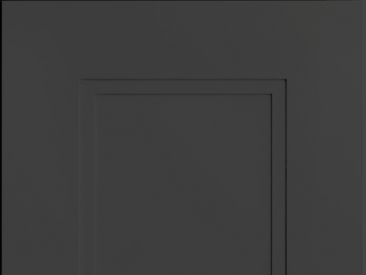 Fashion + door sample in Cracked Pepper by CNC Cabinetry