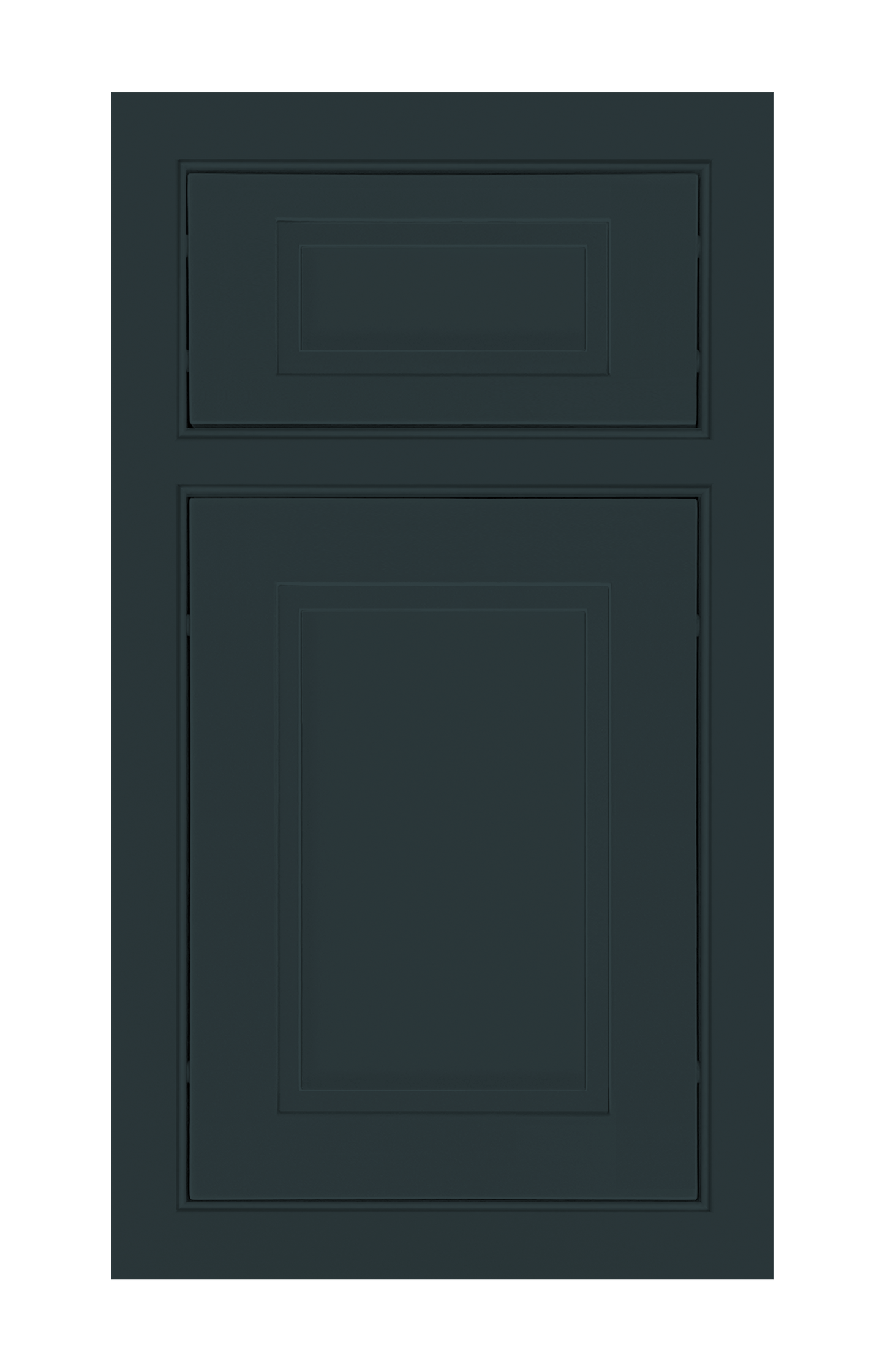 Beaded Frame Stepped Shaker door sample in Dark Night by Europly