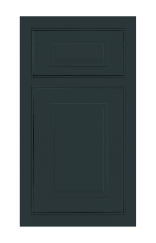 Beaded Frame Stepped Shaker door sample in Dark Night by Europly