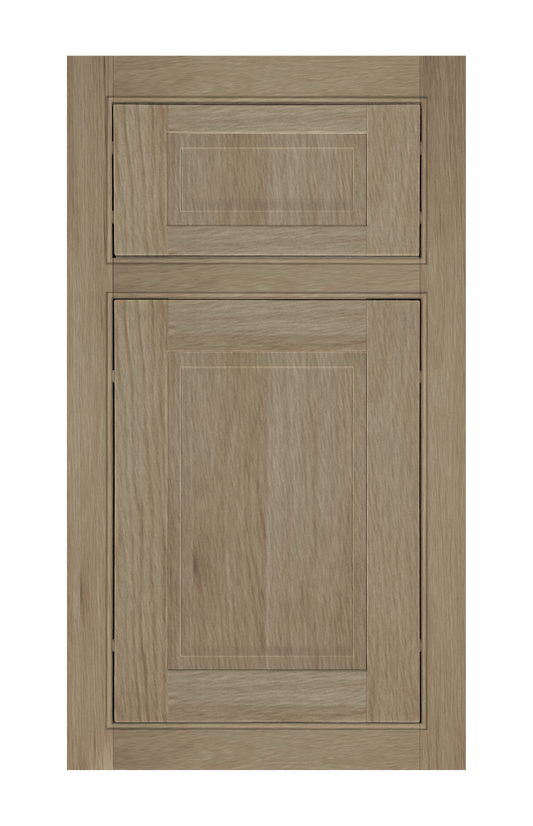 Beaded Frame Stepped Shaker door sample in Honey Birch by Europly