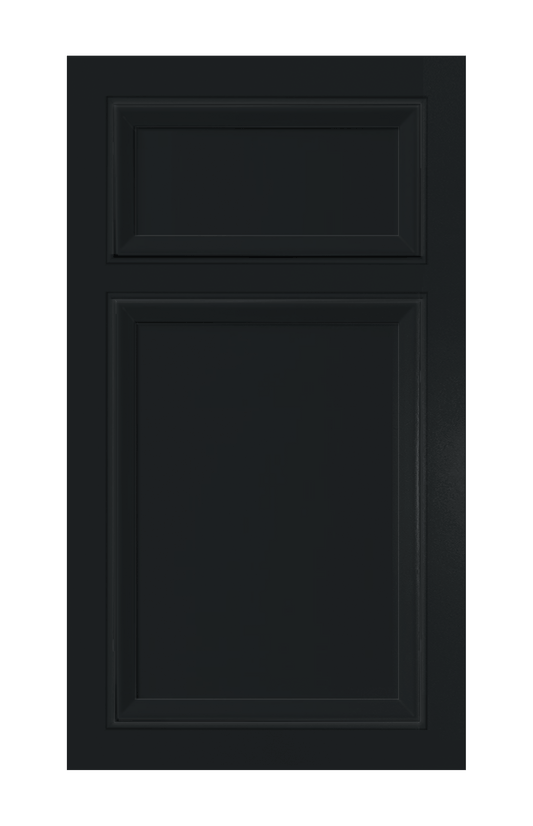 Beaded Frame Beveled Edge door sample in Carbon Black by Europly