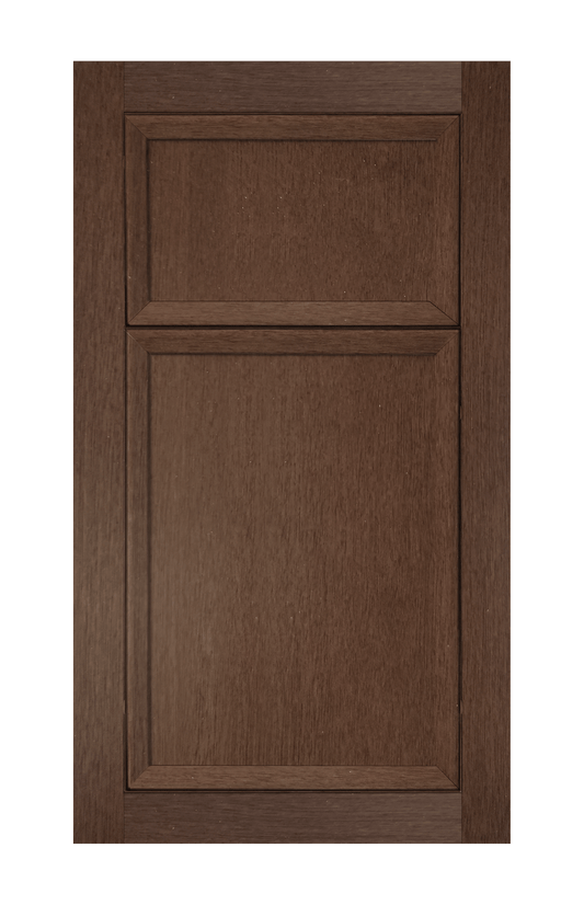 Modern Frame Beveled Edge door sample in Ginger Birch by Europly