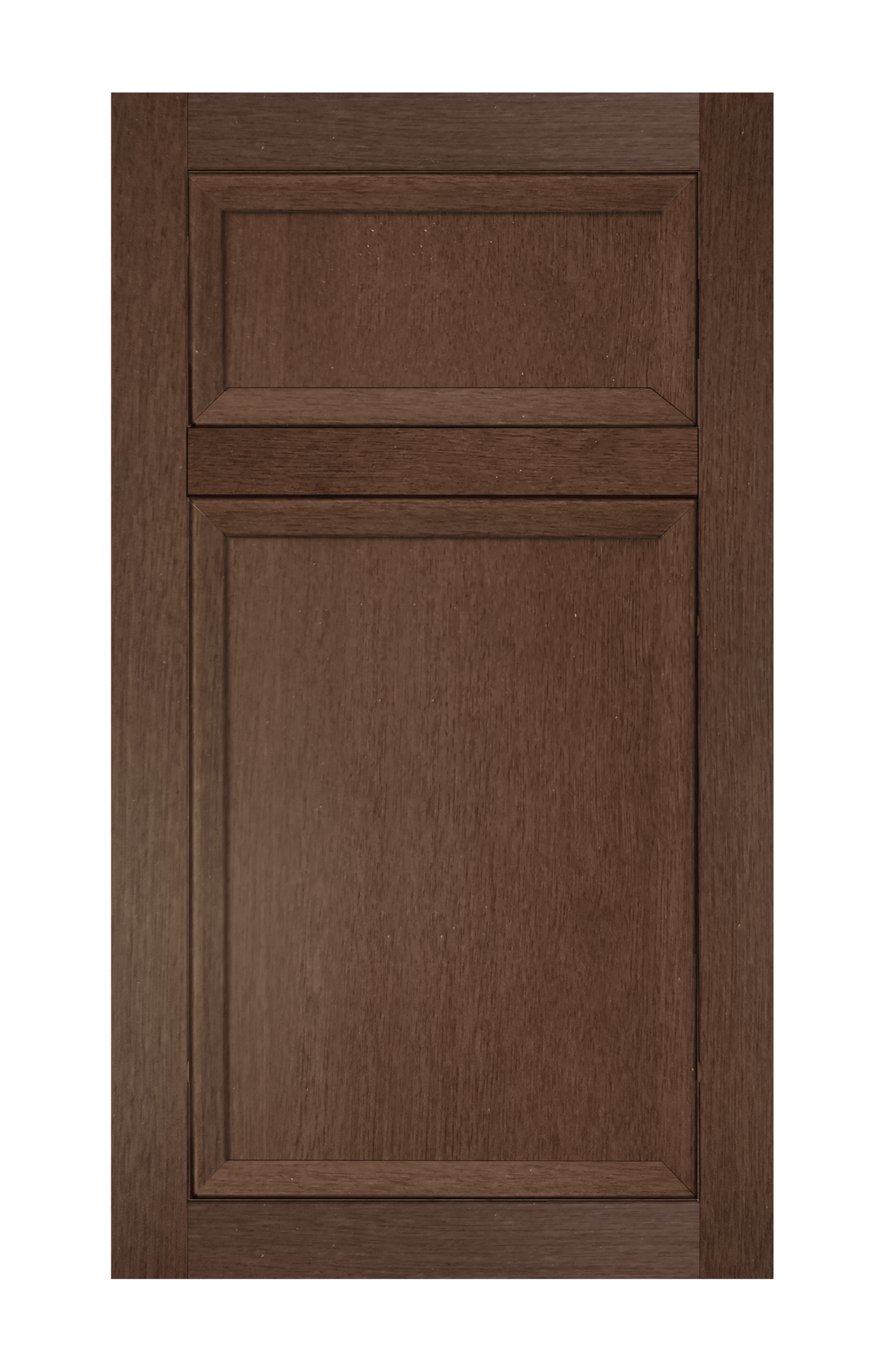 Traditional Frame Beveled Edge door sample in Ginger Birch by Europly