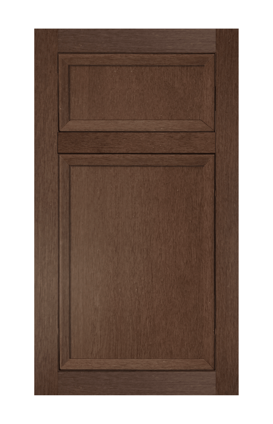 Traditional Frame Beveled Edge door sample in Ginger Birch by Europly