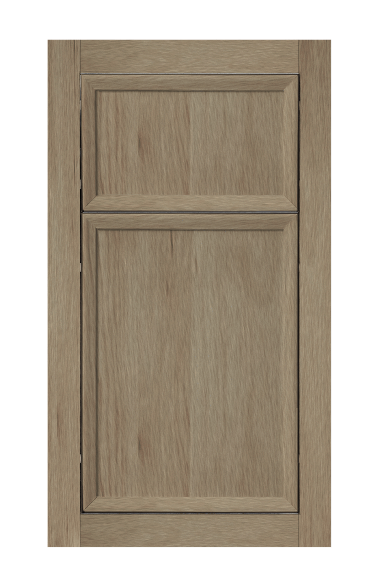 Modern Frame Beveled Edge door sample in Honey Birch by Europly