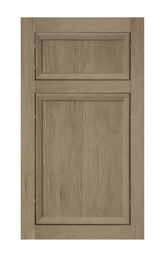 Traditional Frame Beveled Edge door sample in Honey Birch by Europly