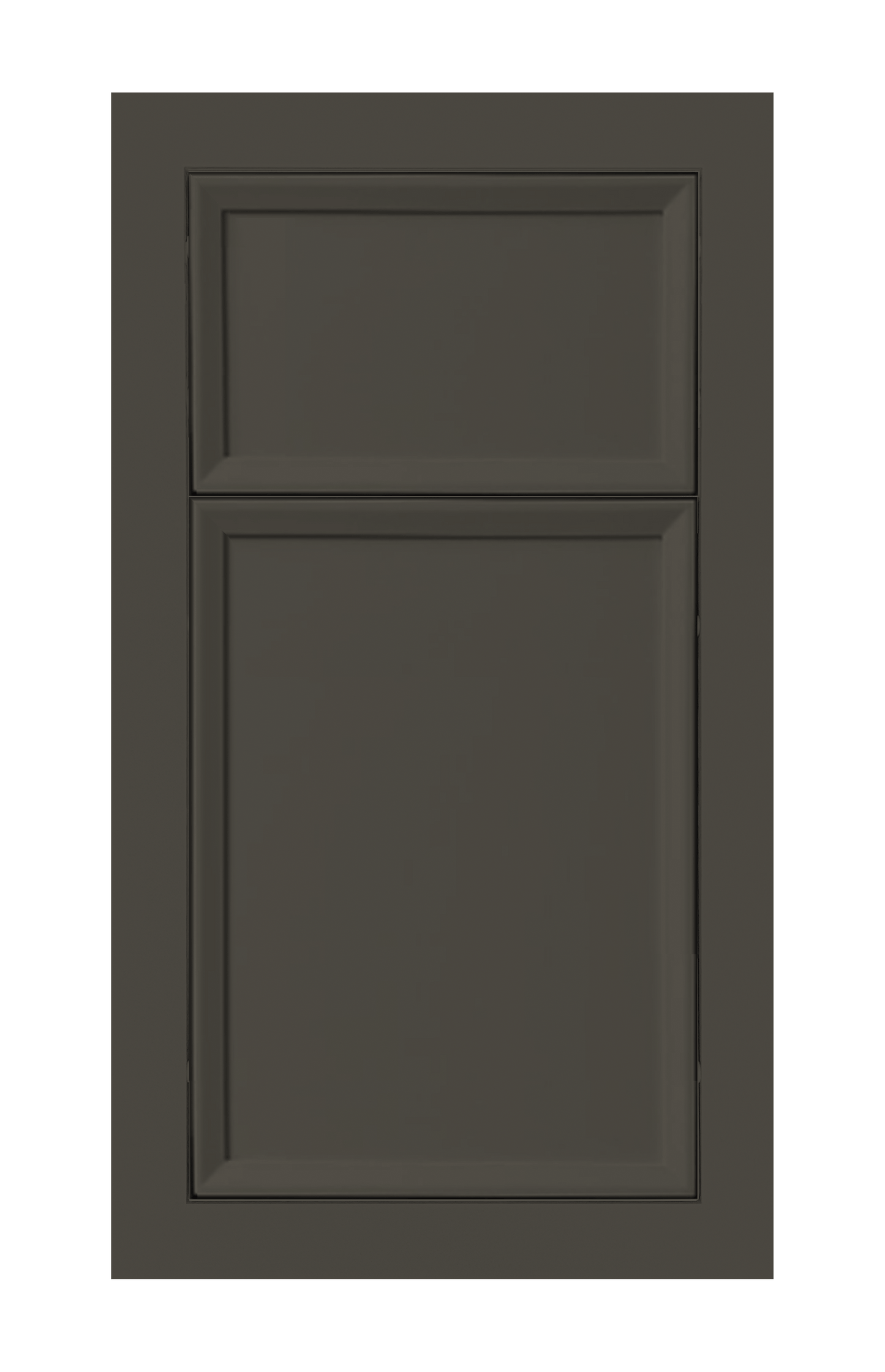 Modern Frame Beveled Edge door sample in Lava Ash by Europly