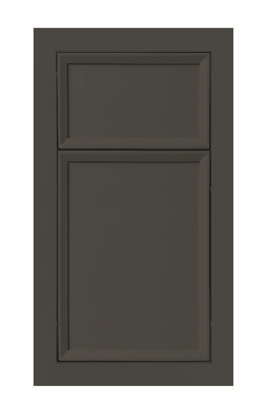 Modern Frame Beveled Edge door sample in Lava Ash by Europly