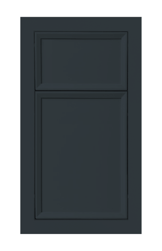 Modern Frame Beveled Edge door sample in Space Grey by Europly