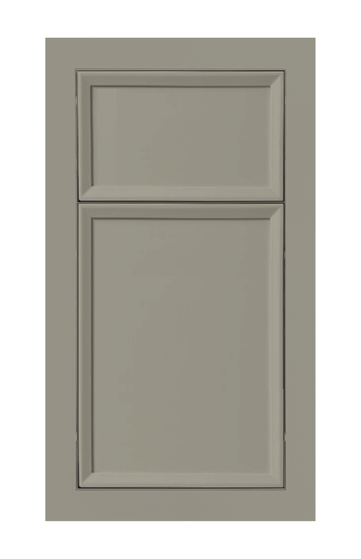 Modern Frame Beveled Edge door sample in Vanilla by Europly