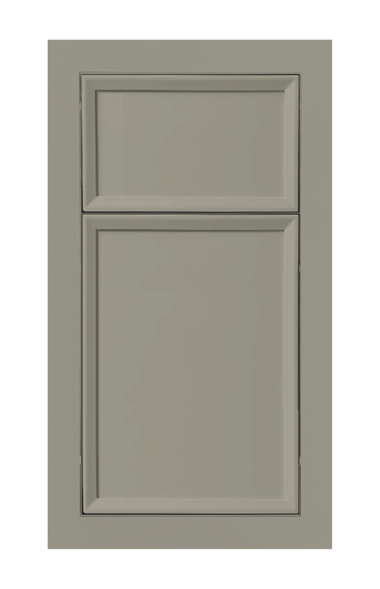 Modern Frame Beveled Edge door sample in Vanilla by Europly