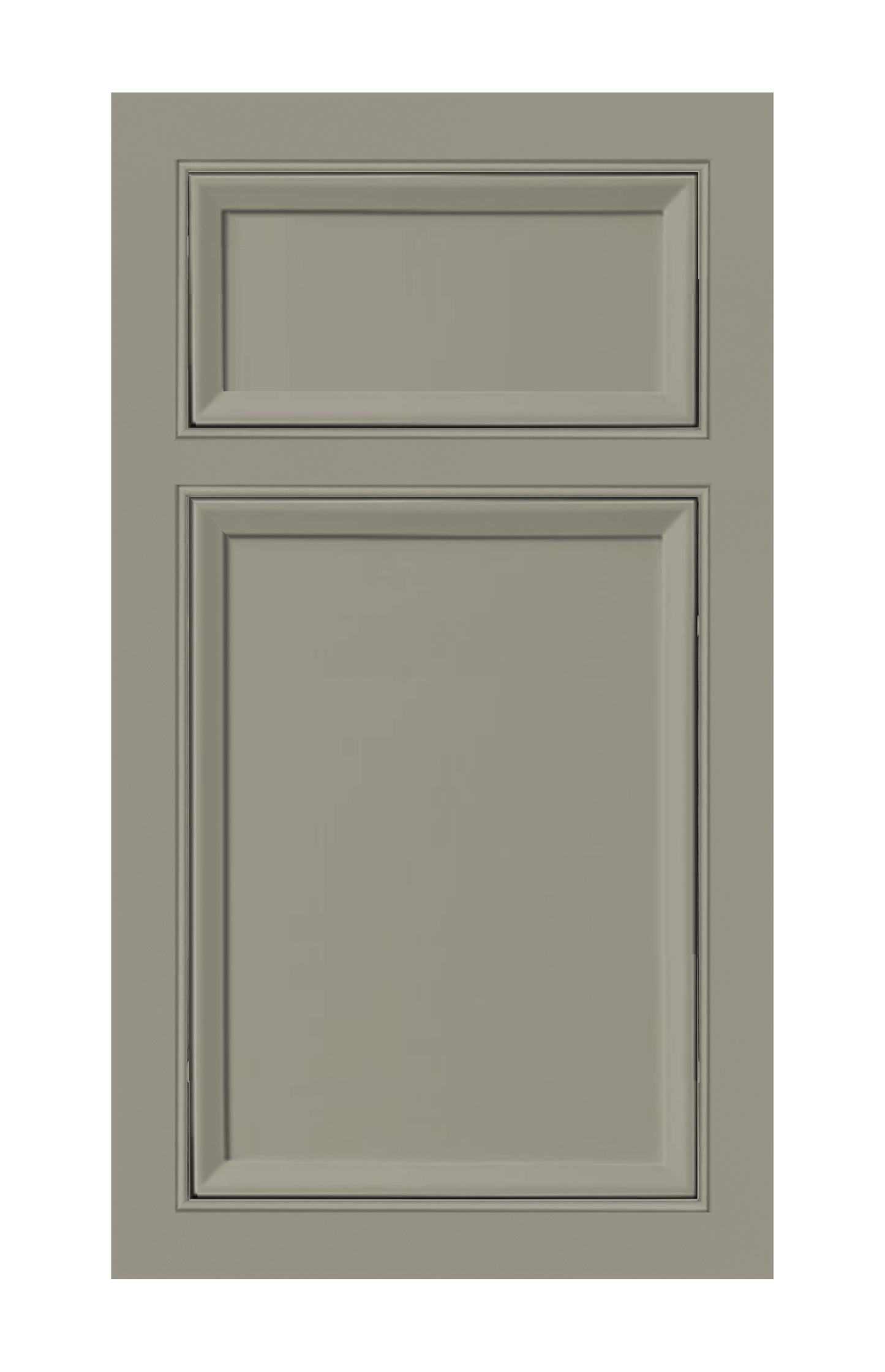 Beaded Frame Beveled Edge door sample in Vanilla by Europly