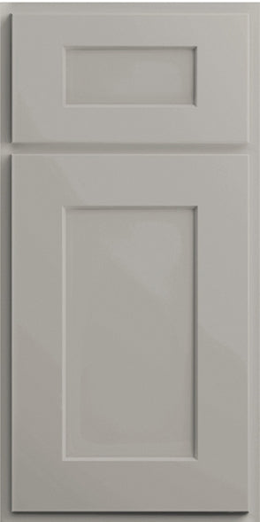 Luxor 5pc door sample in Misty Grey by CNC Cabinetry