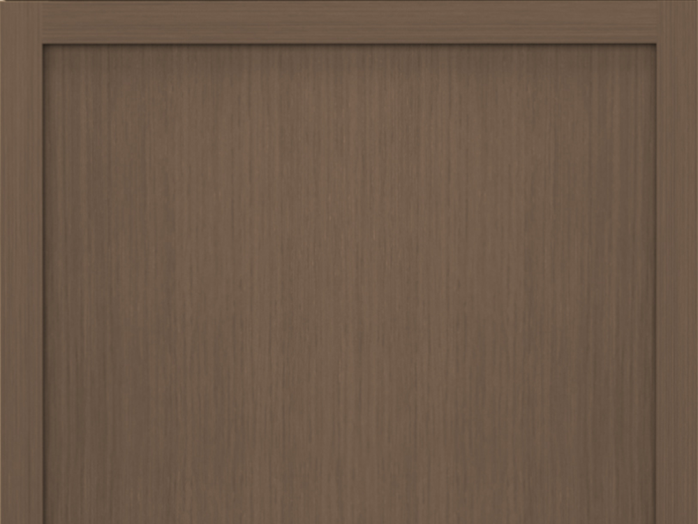 Versailles + door sample in Bourbon by CNC Cabinetry
