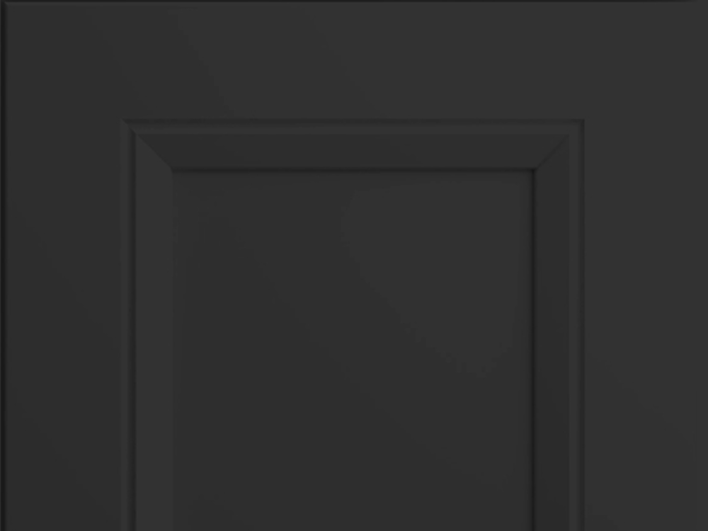 Richmond + door sample in Black by CNC Cabinetry