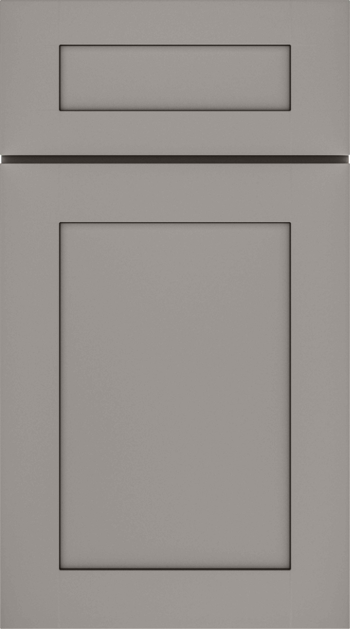 Shaker door sample in Grey by Parriot Wood