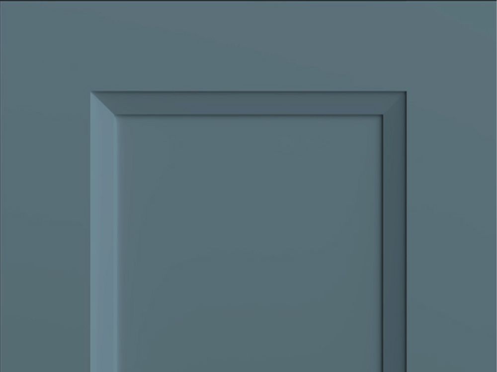 Sydney + door sample in Adirondack Blue by CNC Cabinetry