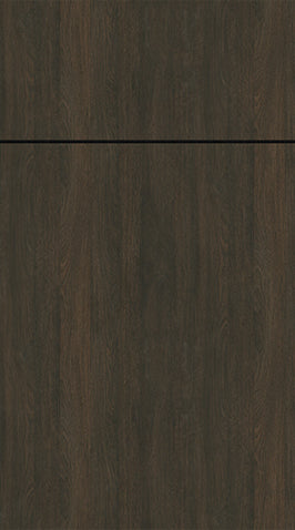 Woodland door sample in Seared Oak by Parriot Wood